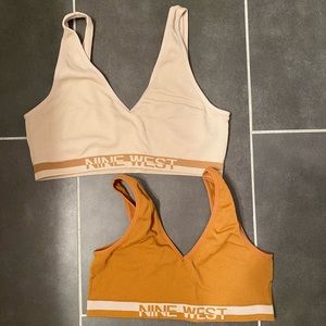 2 Nine West Tshirt bralettes